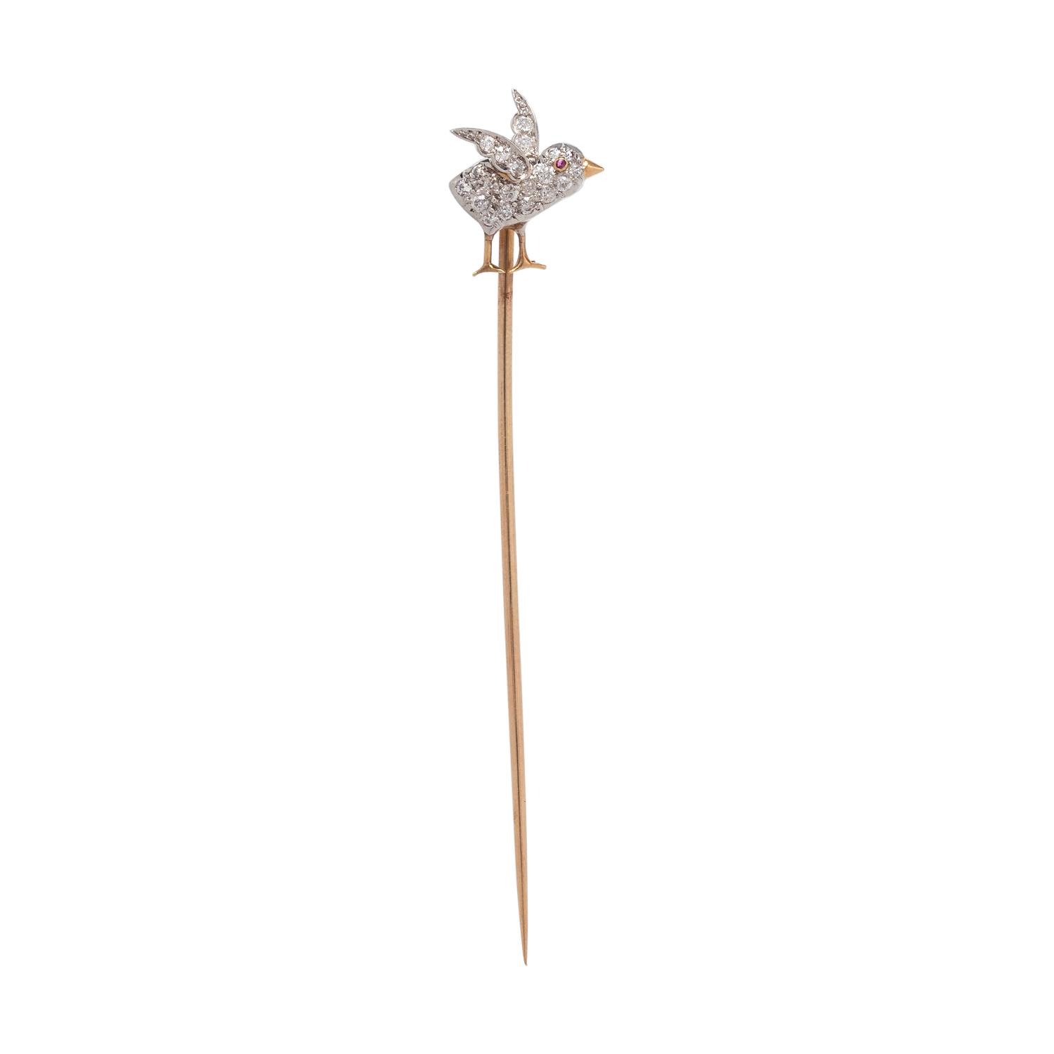TIFFANY & CO., DIAMOND CHICK STICKPIN