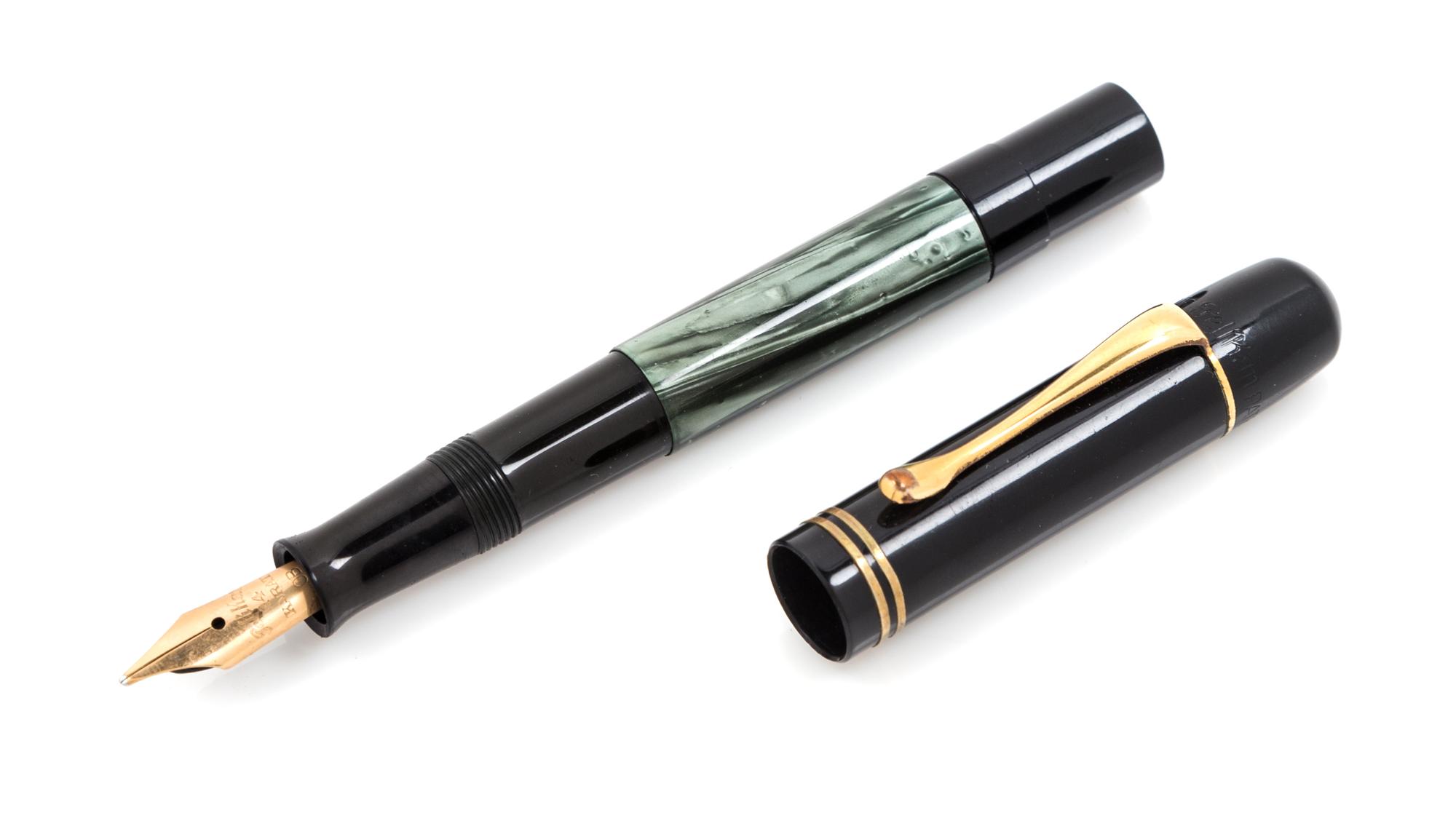 A Vintage Pelikan '100' Fountain Pen Length 4 5/8 inches.