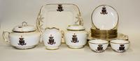 A Continental Porcelain Dessert Service Width of widest 9 inches.