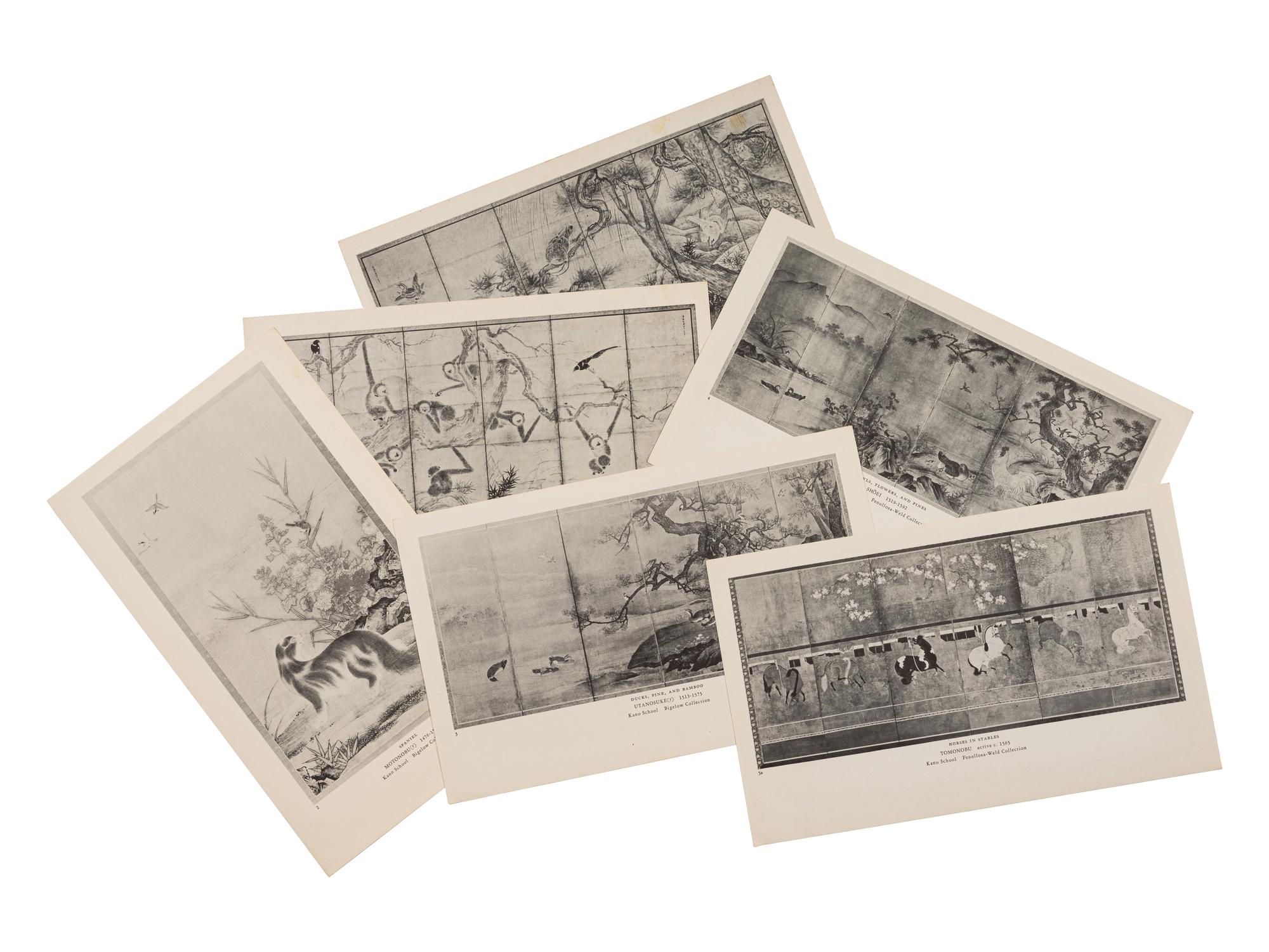 [JAPANESE PAINTING] A group of works about Japanese Paintings, comprising: