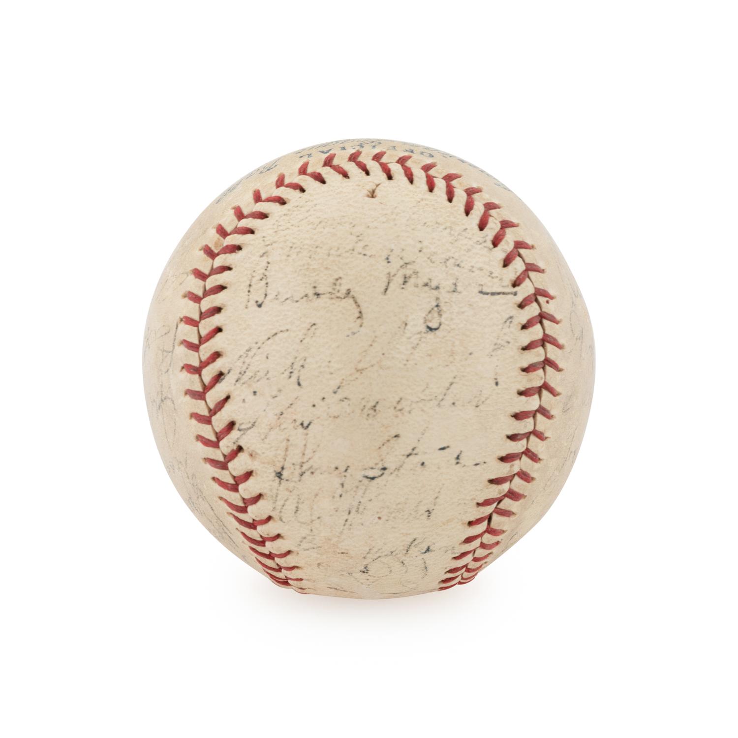 A 1934 Washington Senators Team Signed Autograph Baseball (Beckett Authentication Services)