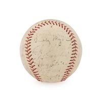 A 1934 Washington Senators Team Signed Autograph Baseball (Beckett Authentication Services)