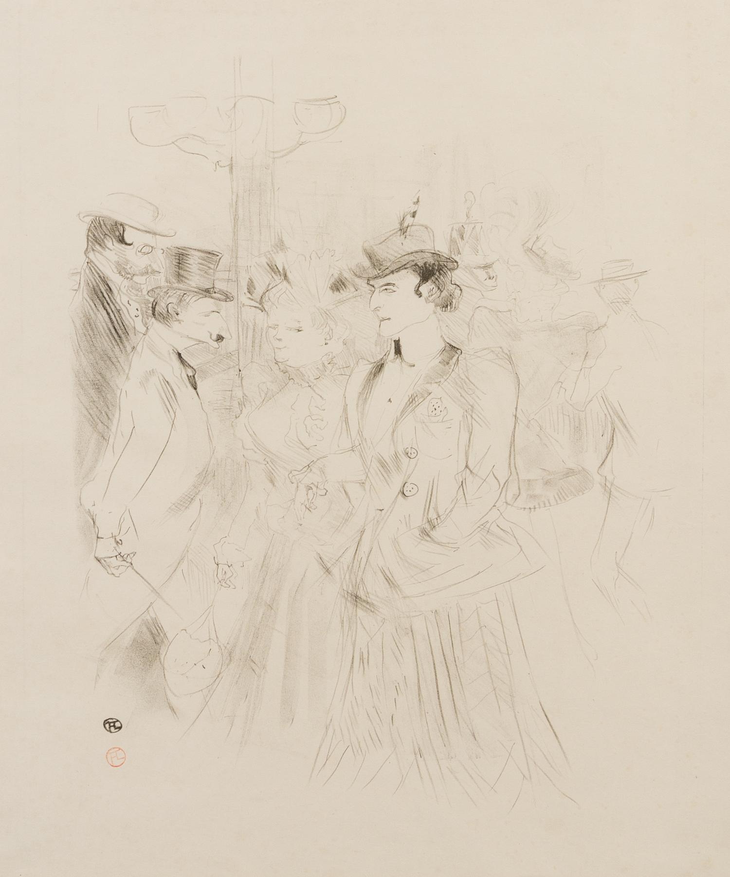 Henri de Toulouse-Lautrec, (French, 1864-1901), Promenoir