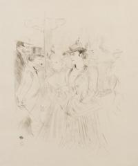 Henri de Toulouse-Lautrec, (French, 1864-1901), Promenoir