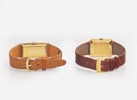 An 18K Yellow Gold Men's Omega Watch and 14K Yellow Gold Unisex Elgin Watch