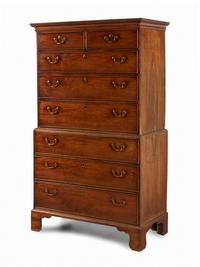 A George III Mahogany Chest-on-Chest