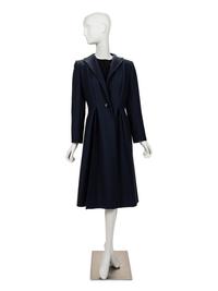 Three Pauline Trigère Items: Two Coats, One Dress, 1980s