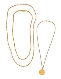 COLLECTION OF YELLOW GOLD JEWELRY