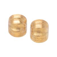 MARTHA O'BRIEN, YELLOW GOLD EARCLIPS