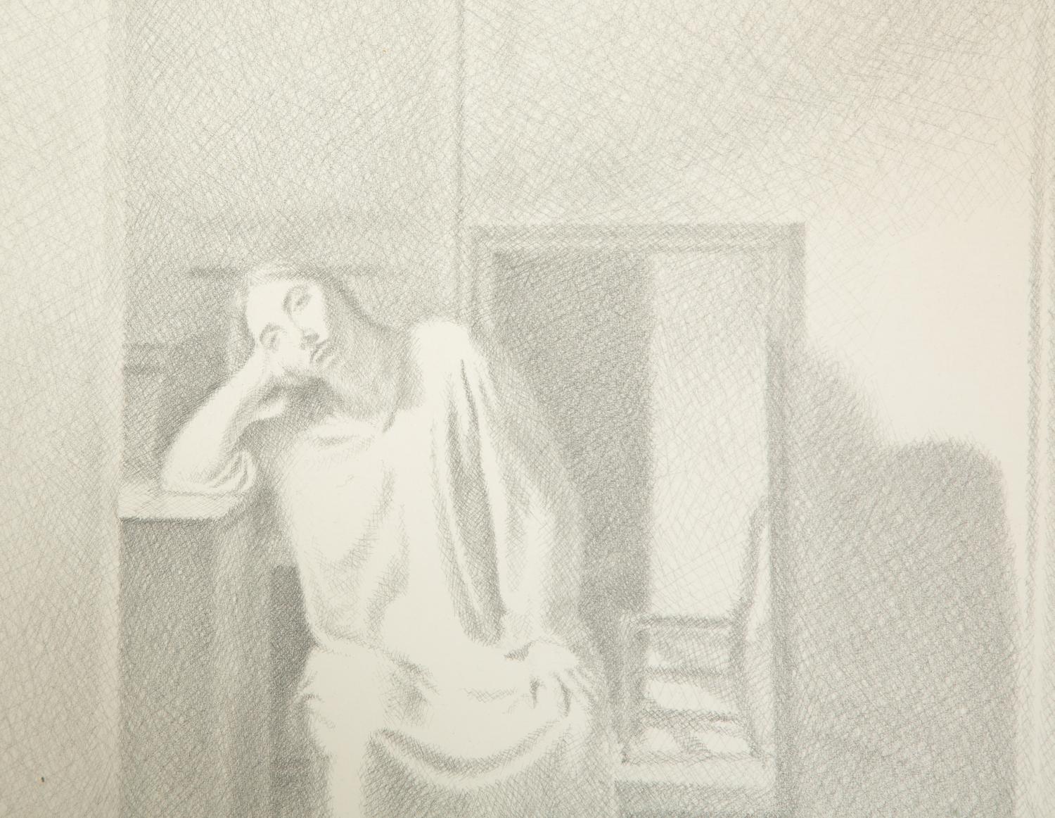 Interior with Seated Girl , 1974
