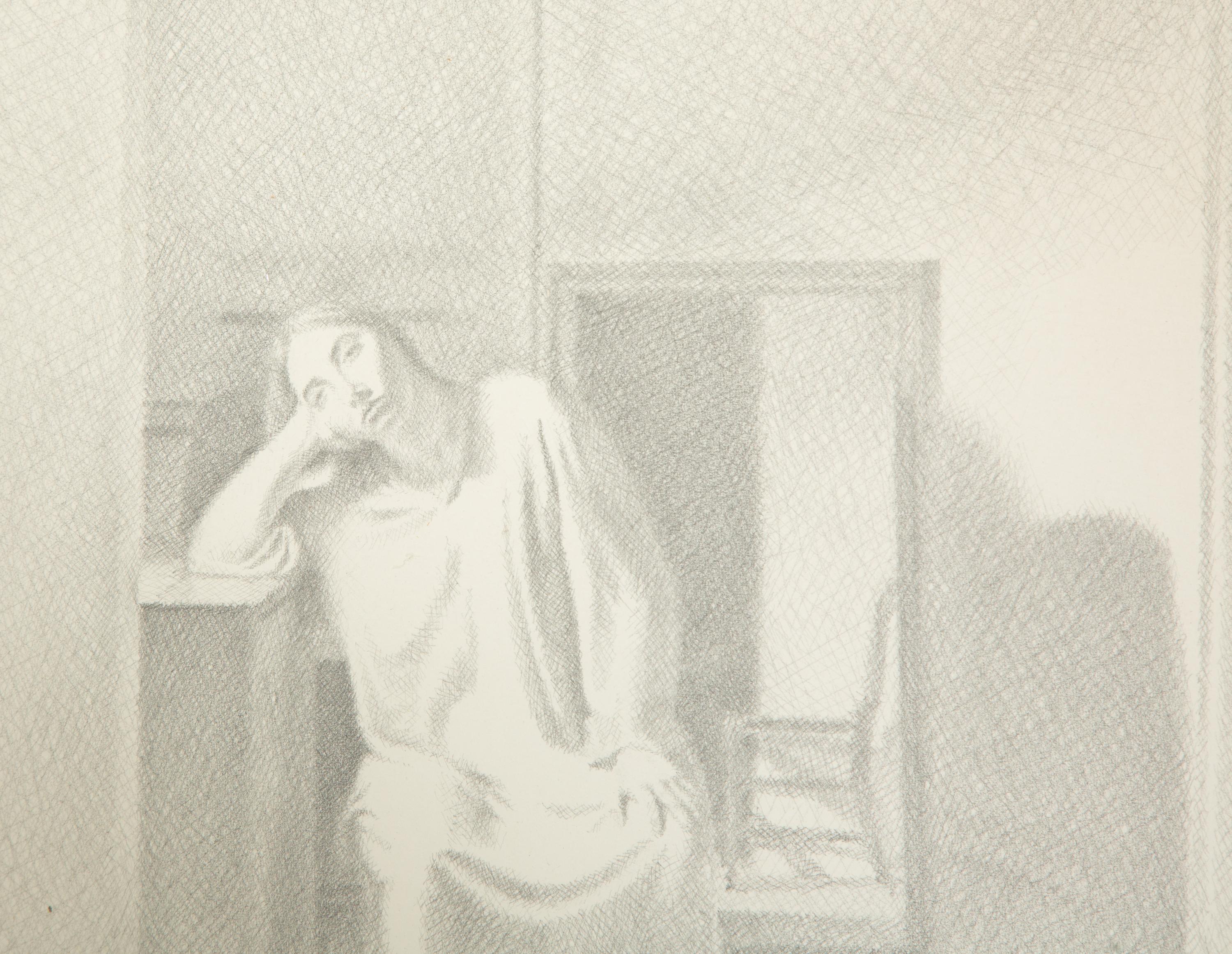 Interior with Seated Girl , 1974