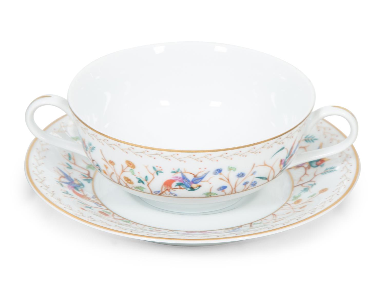 An Extensive Limoges for Tiffany and Co. Porcelain Dinner Service