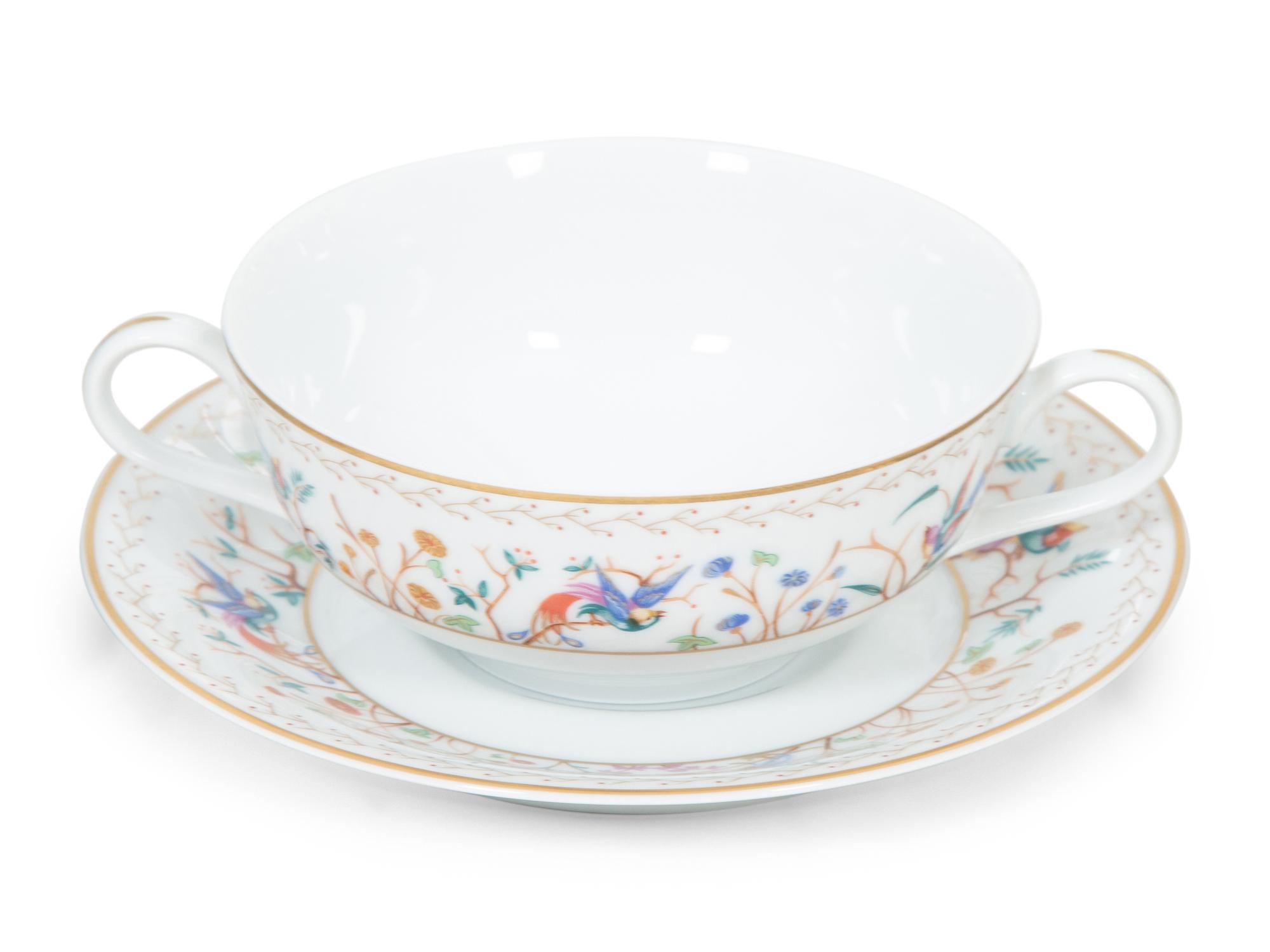 An Extensive Limoges for Tiffany and Co. Porcelain Dinner Service