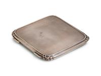 A Sterling Silver and Enamel Compact, British,