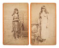 [NATIVE AMERICANS]. BONINE, E.A., and BUEHMAN & CO., photographers. A group of 3 photographs of Yuma women, comprising: