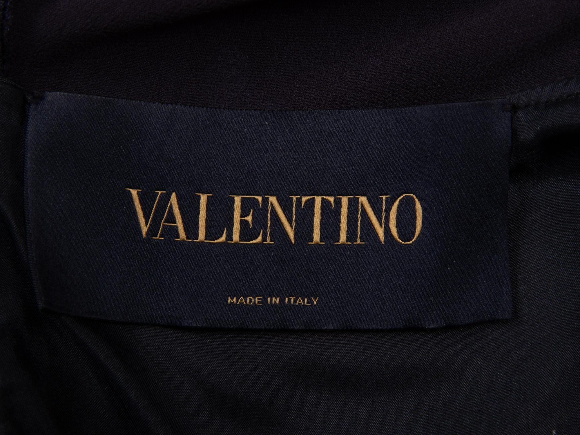 VALENTINO, FLORAL JACQUARD & CHIFFON SHIRTDRESS
