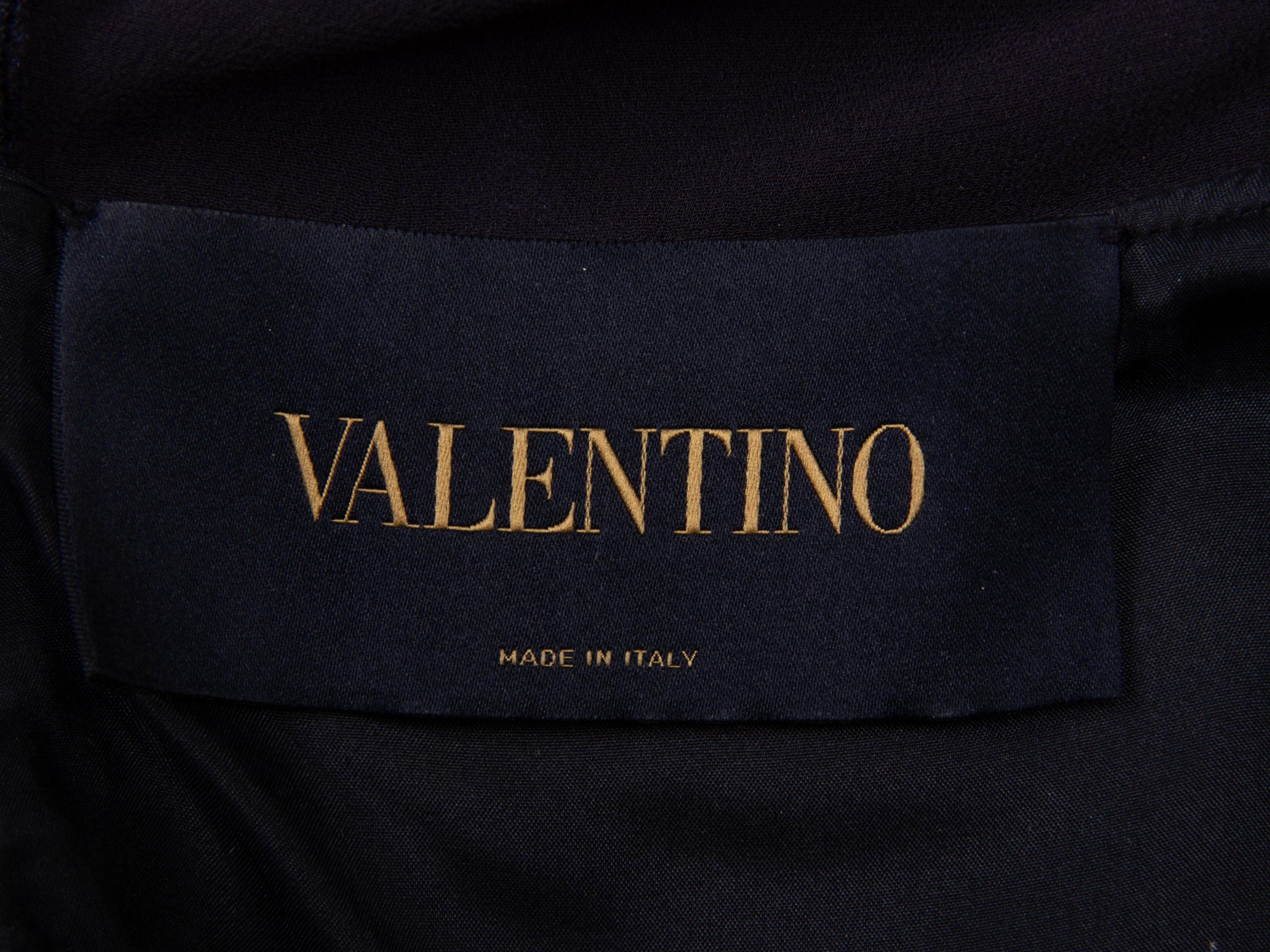 VALENTINO, FLORAL JACQUARD & CHIFFON SHIRTDRESS