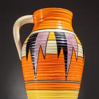 Clarice Cliff (English, 1899–1972) — New Flag pattern Lotus Jug