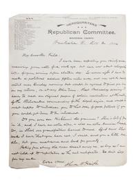 (CHICAGO; FIELD, EUGENE) Archive of coorespondence, 62 items total.