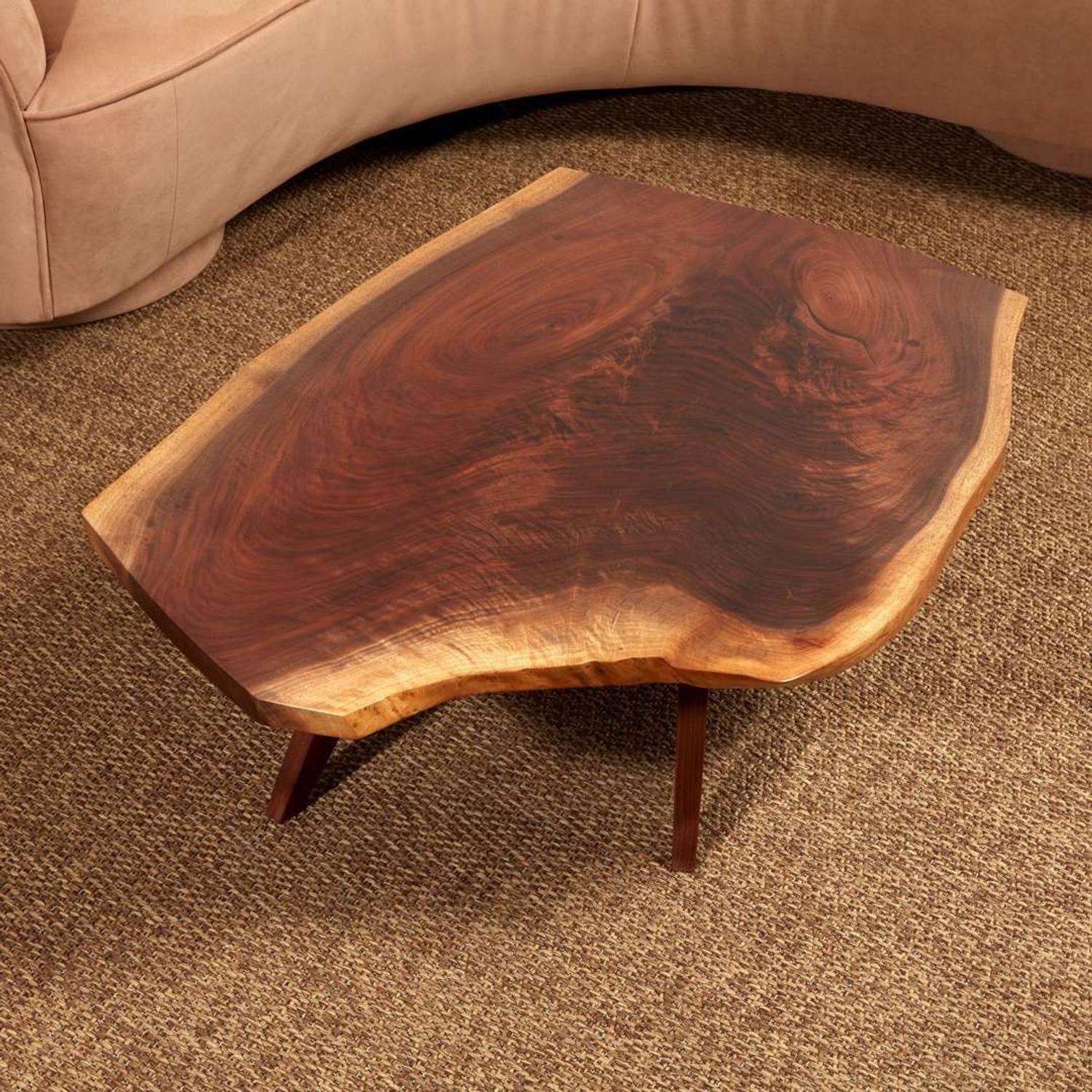George Nakashima "Slab" Coffee Table, New Hope, Pennsylvania, 1961