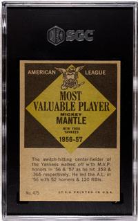 A Complete Set Of 1961 Topps Baseball Cards (587/587) including SGC Graded Mickey Mantle Cards