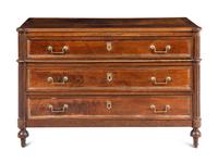 A Directoire Style Mahogany Commode