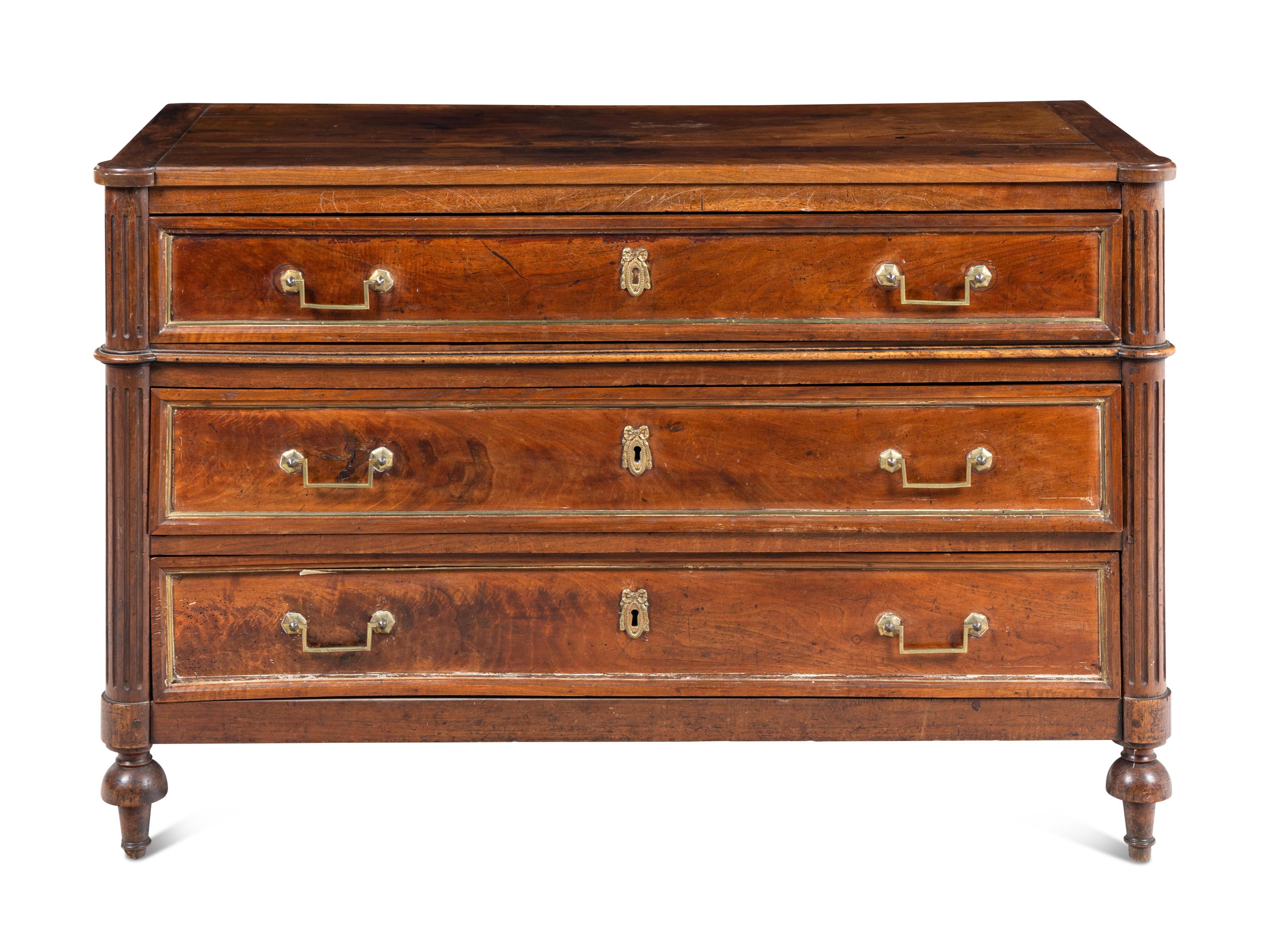A Directoire Style Mahogany Commode