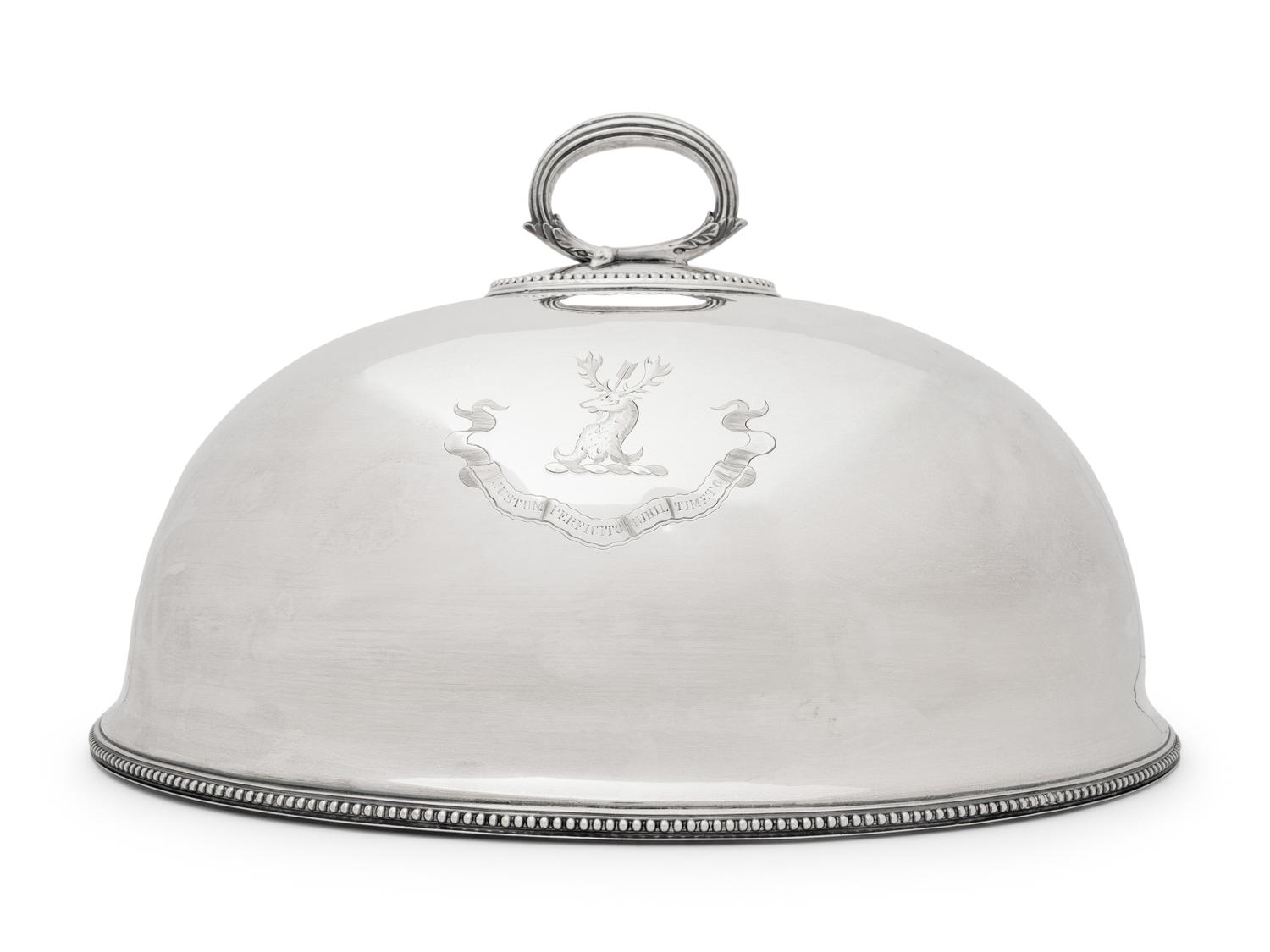 A Fine Pair of Victorian Silver Plate Venison Domes, Richard Martin & Sons, Sheffield, England