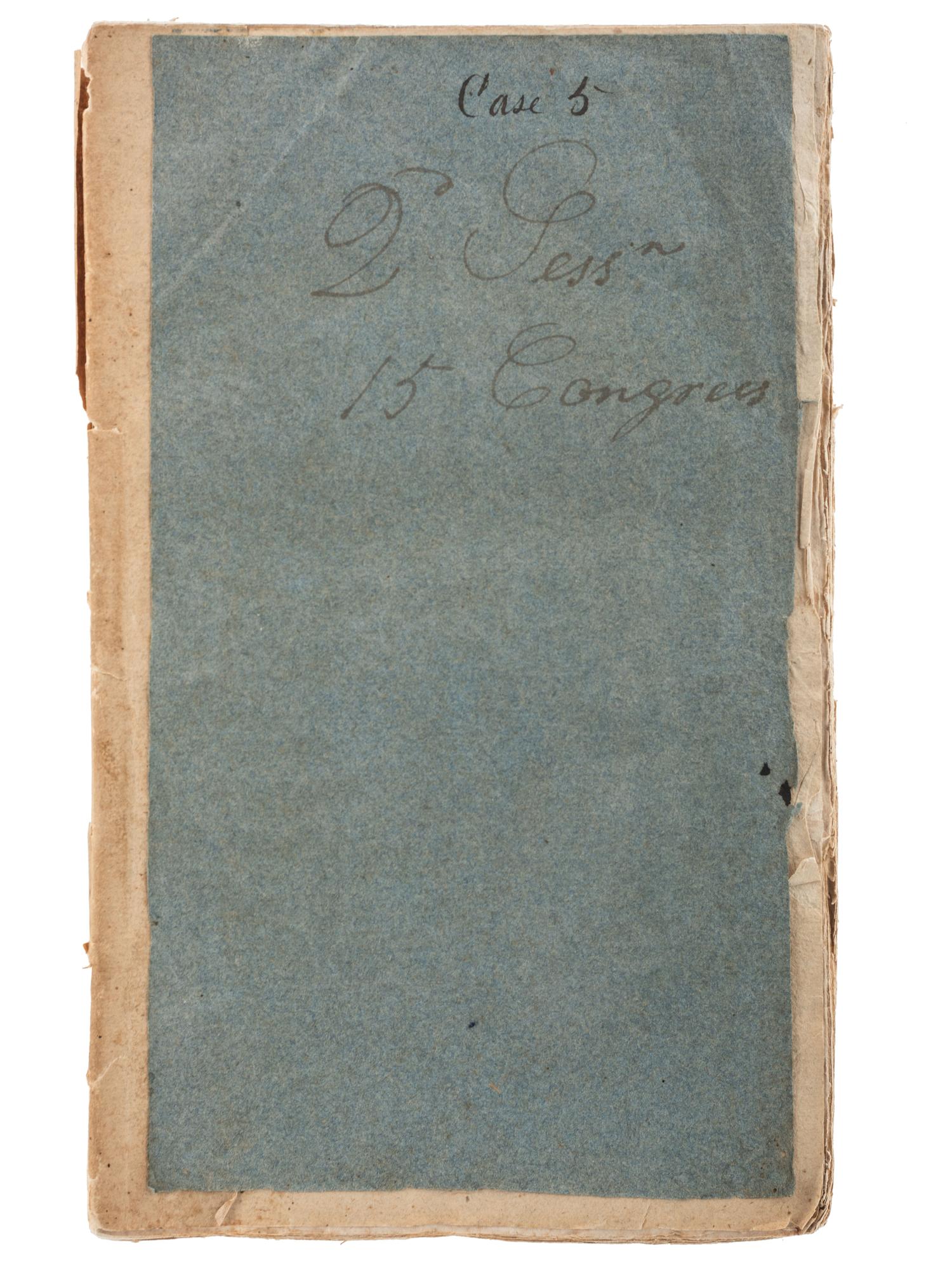 [NATIVE AMERICANS]. A group of 6 items related to Congress and the various states involvement with Native American affairs.