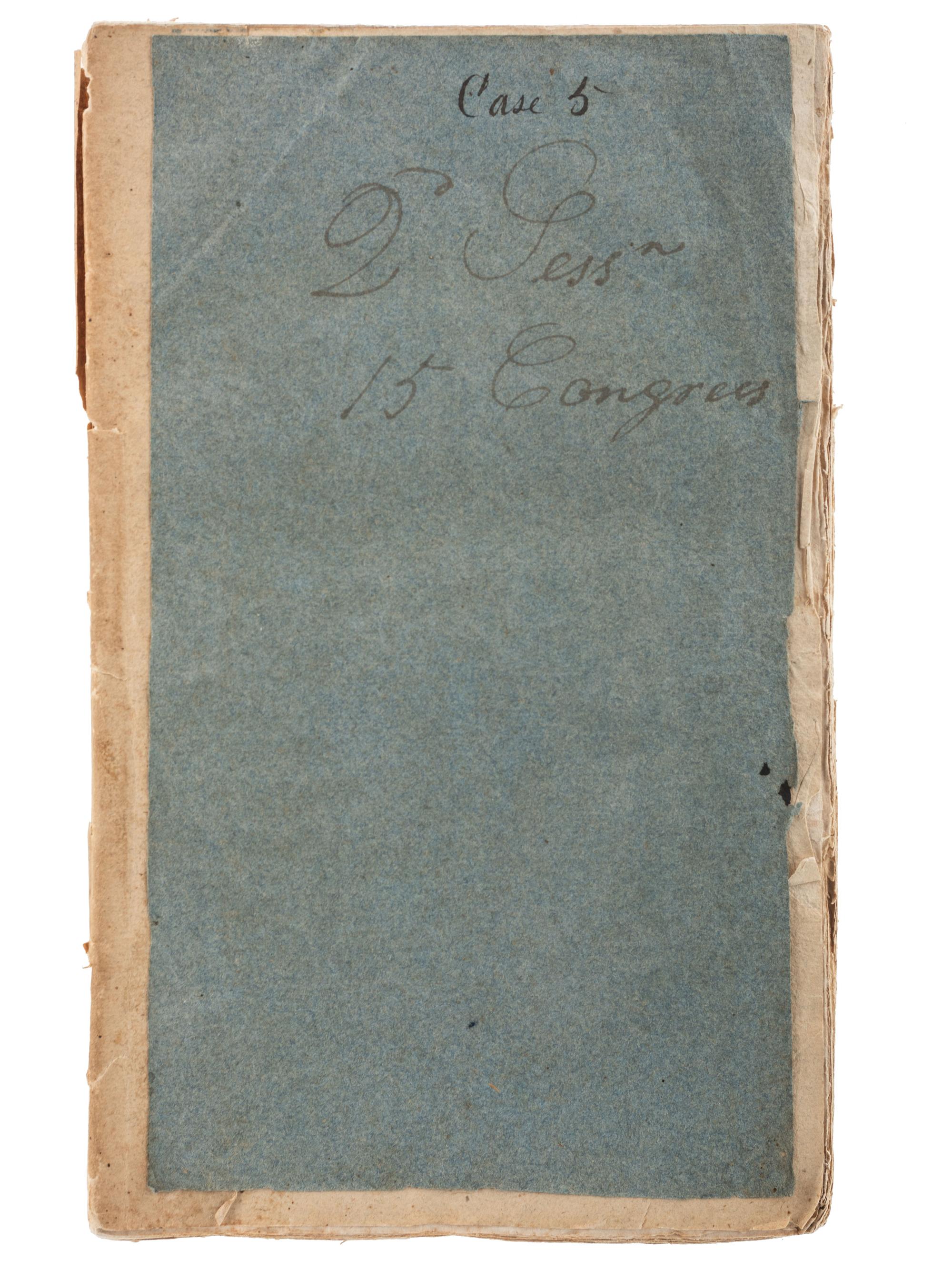 [NATIVE AMERICANS]. A group of 6 items related to Congress and the various states involvement with Native American affairs.