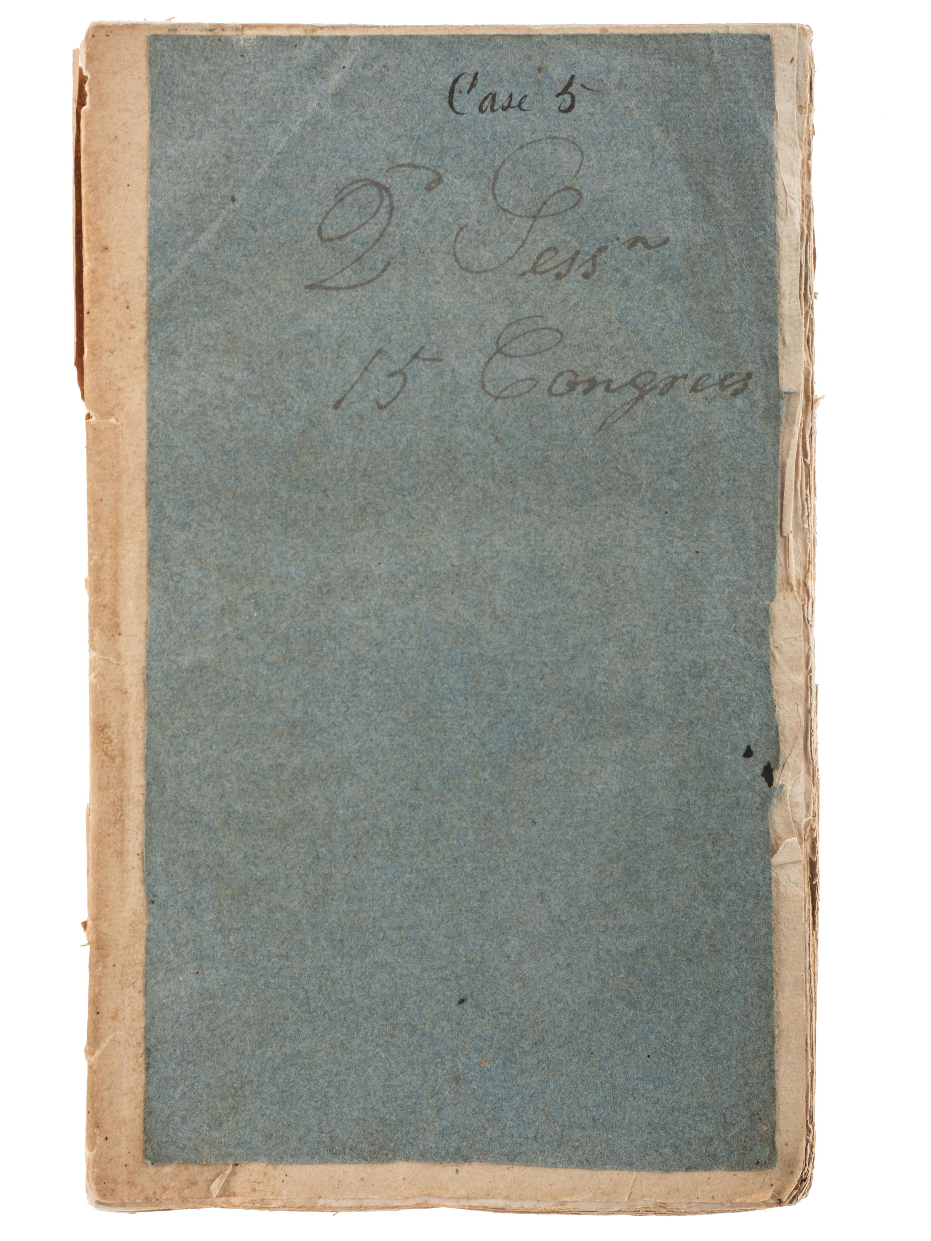 [NATIVE AMERICANS]. A group of 6 items related to Congress and the various states involvement with Native American affairs.