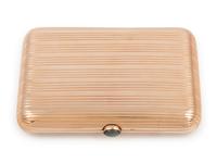 A Russian Gold Cigarette Case