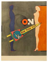Richard Lindner (American/German, 1901–1978) — On (from Fun City ). 1971