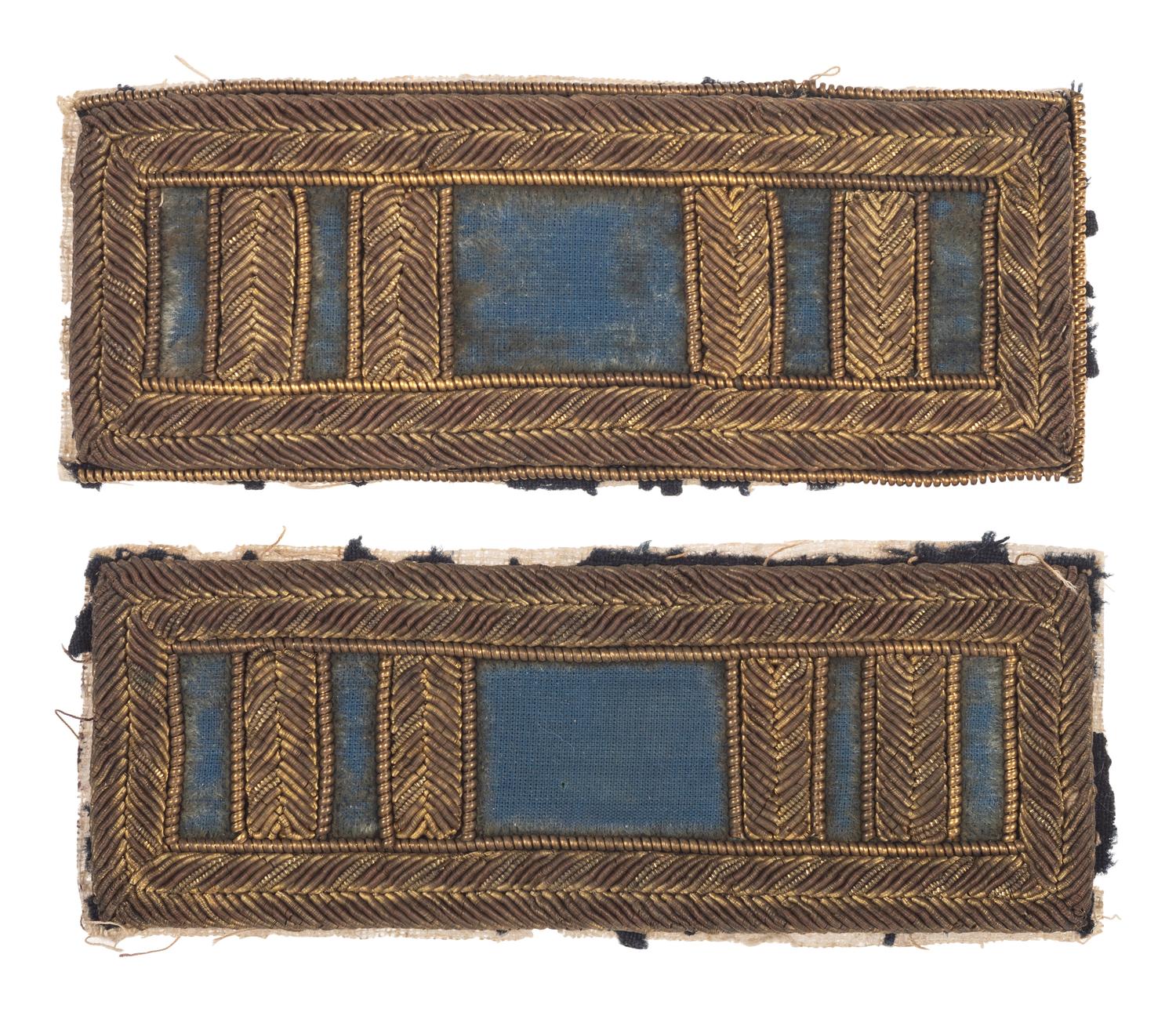 [CIVIL WAR]. Captain of infantry shoulder straps.