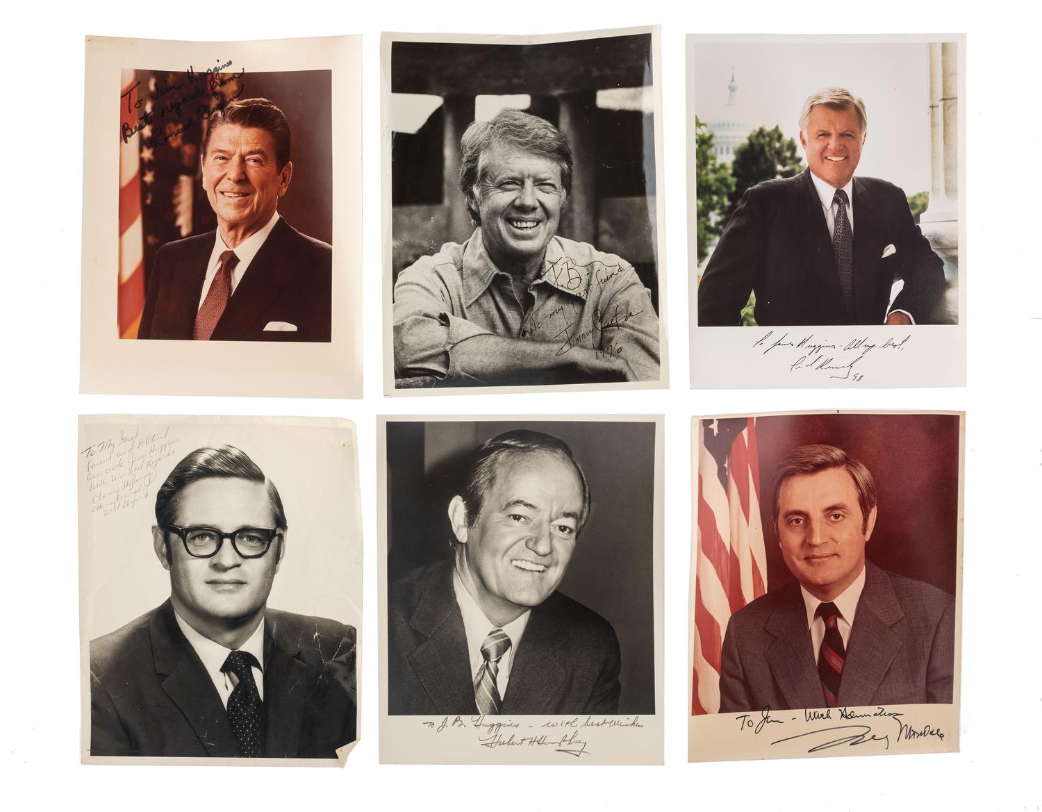 [POLITICS]. Collection of presidential and political autographs and ephemera associated with West Virginia Senator Robert C. Byrd (1917-2010) and his long-time associate James B. Huggins (1950- ).