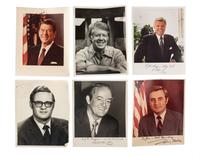 [POLITICS]. Collection of presidential and political autographs and ephemera associated with West Virginia Senator Robert C. Byrd (1917-2010) and his long-time associate James B. Huggins (1950- ).