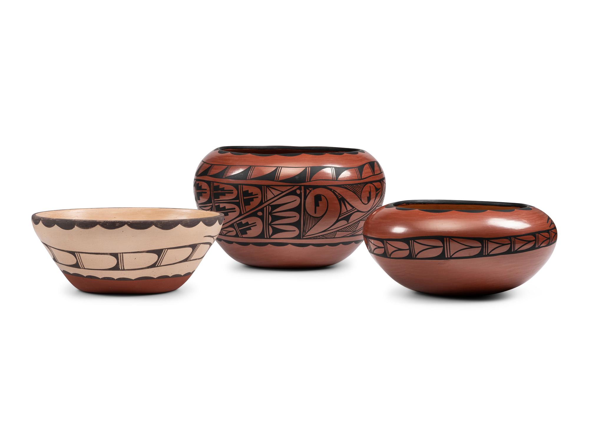 Set of Pottery Bowls