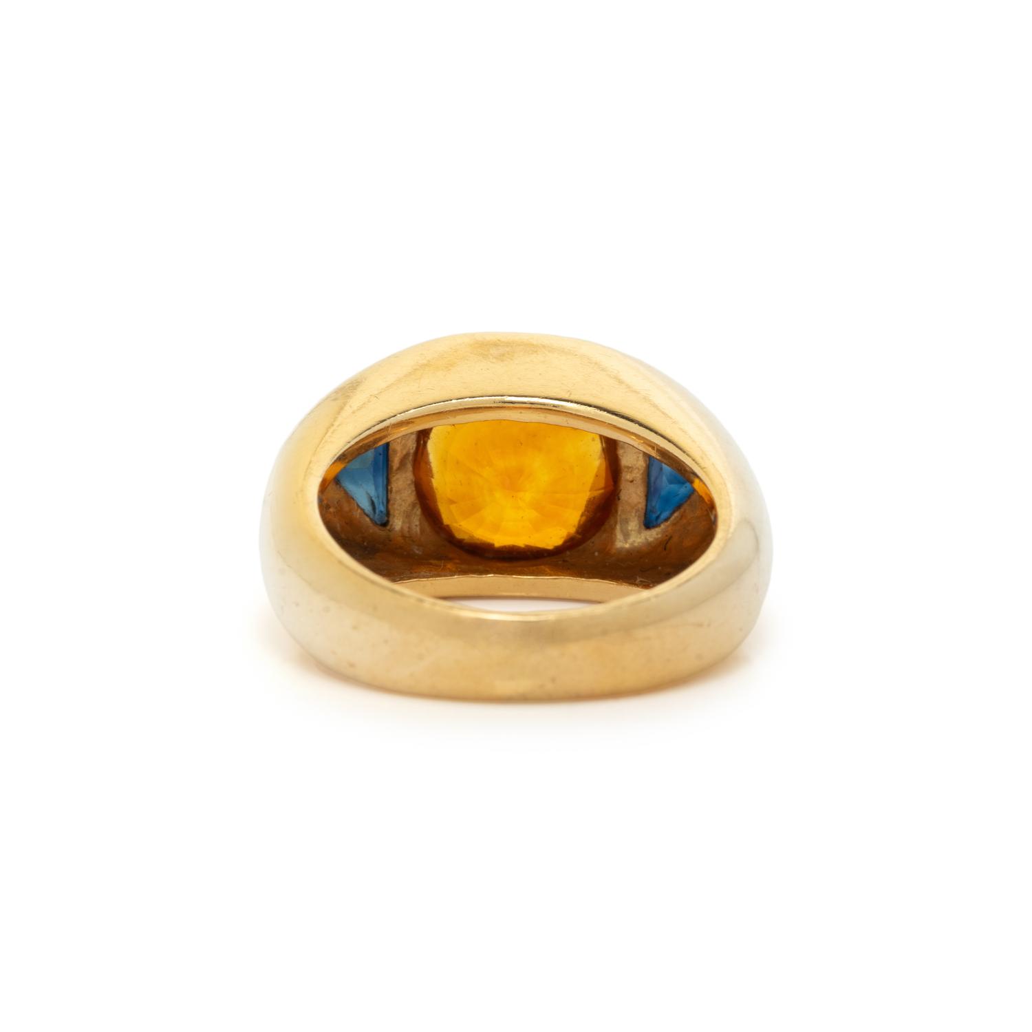 MULTICOLORED SAPPHIRE RING