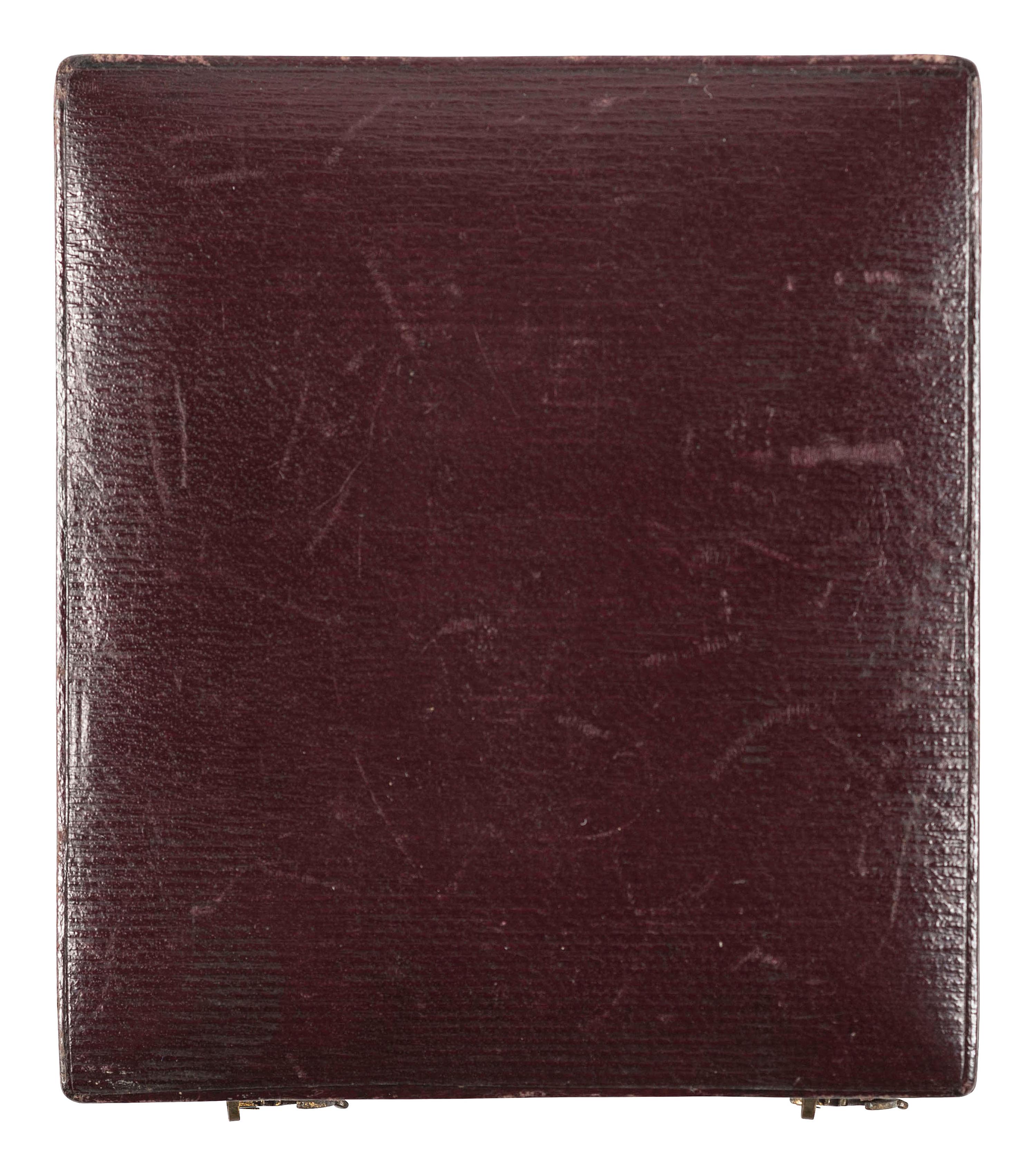 [EARLY PHOTOGRAPHY]. Ninth plate likely British daguerreotype of a gentleman in a Thomas Wharton patented pan. [London]: [Richard Beard], ca 1841-43.