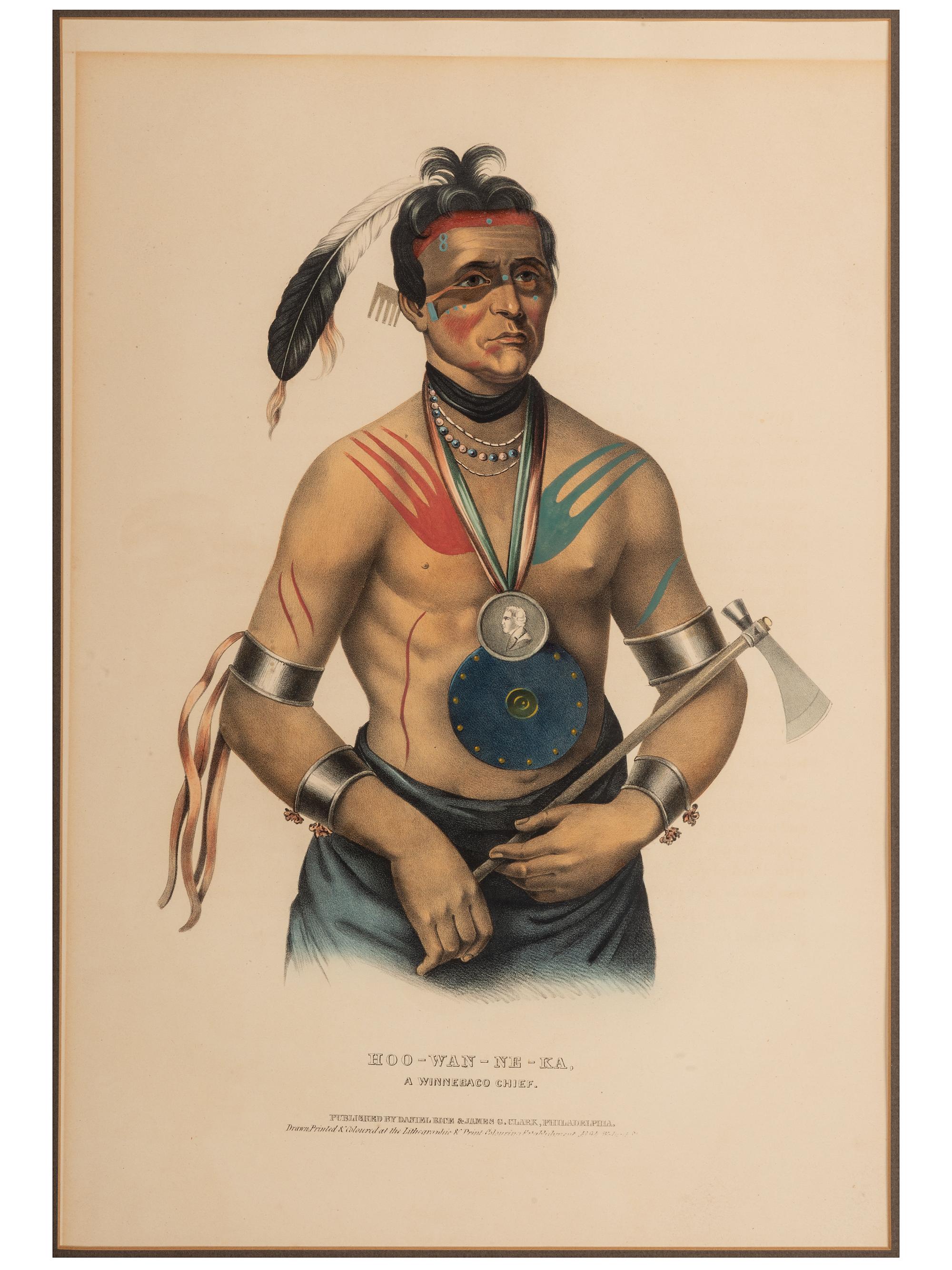 [NATIVE AMERICANS]. McKENNEY, Thomas L. (1785-1859) & James Hall (1793-1868), after Charles Bird King (1785-1862).