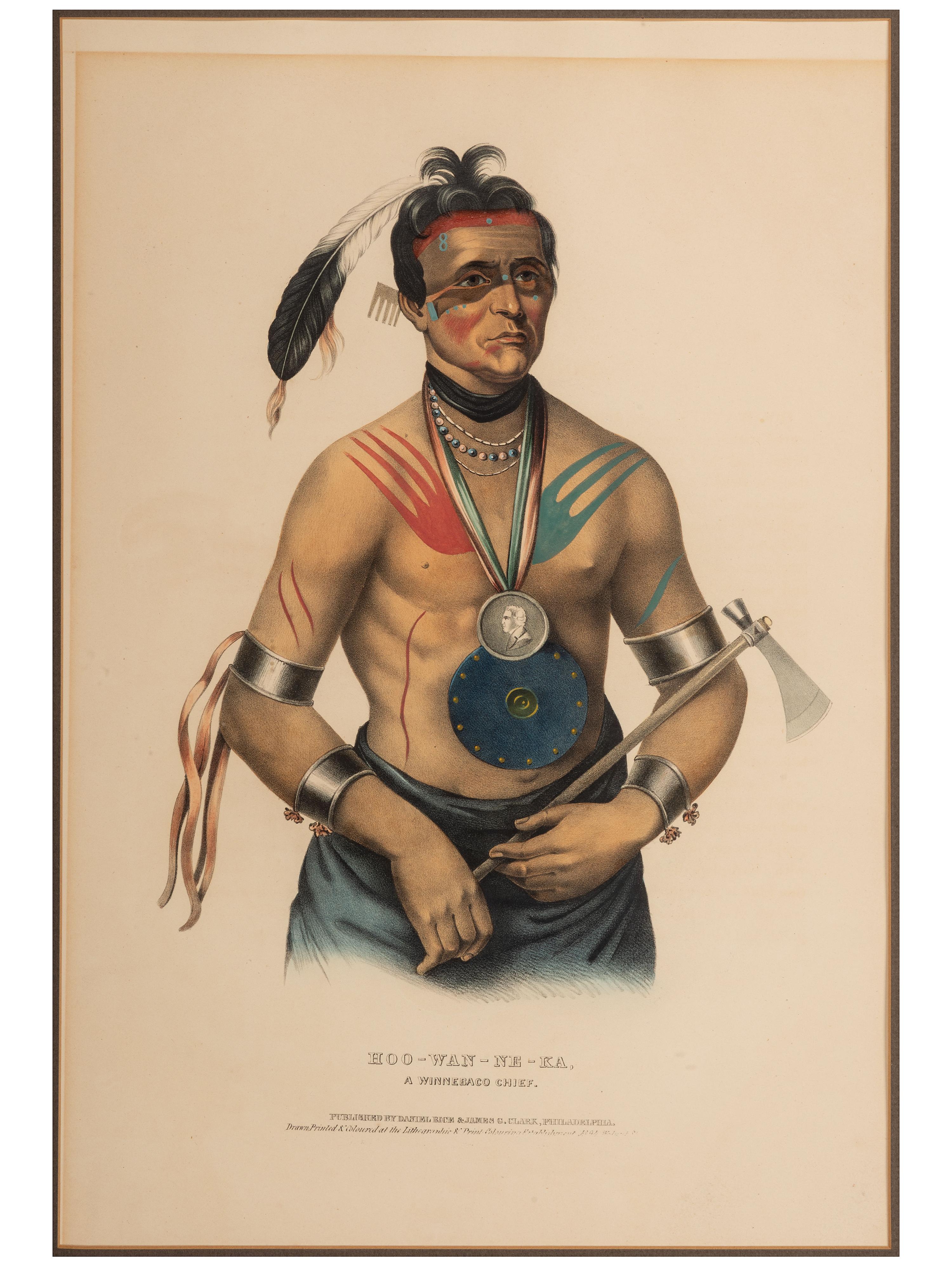 [NATIVE AMERICANS]. McKENNEY, Thomas L. (1785-1859) & James Hall (1793-1868), after Charles Bird King (1785-1862).