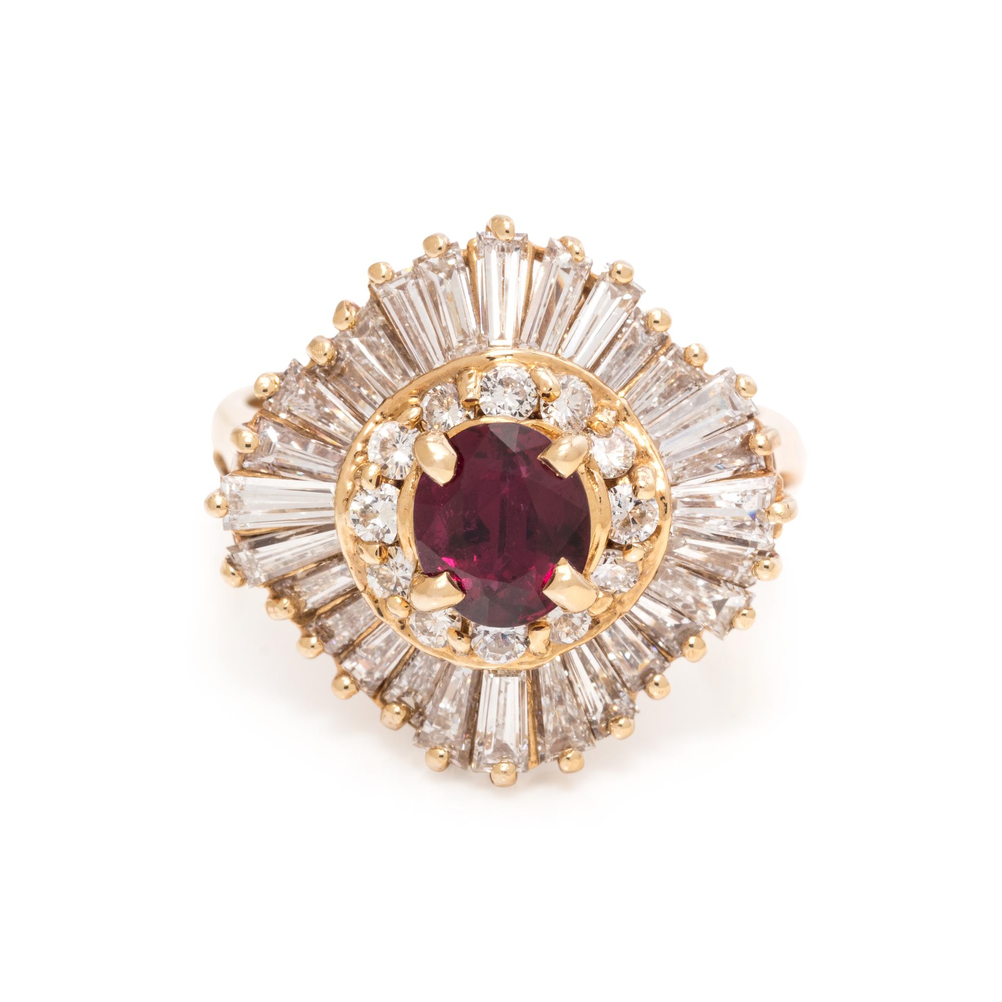 RUBY AND DIAMOND RING