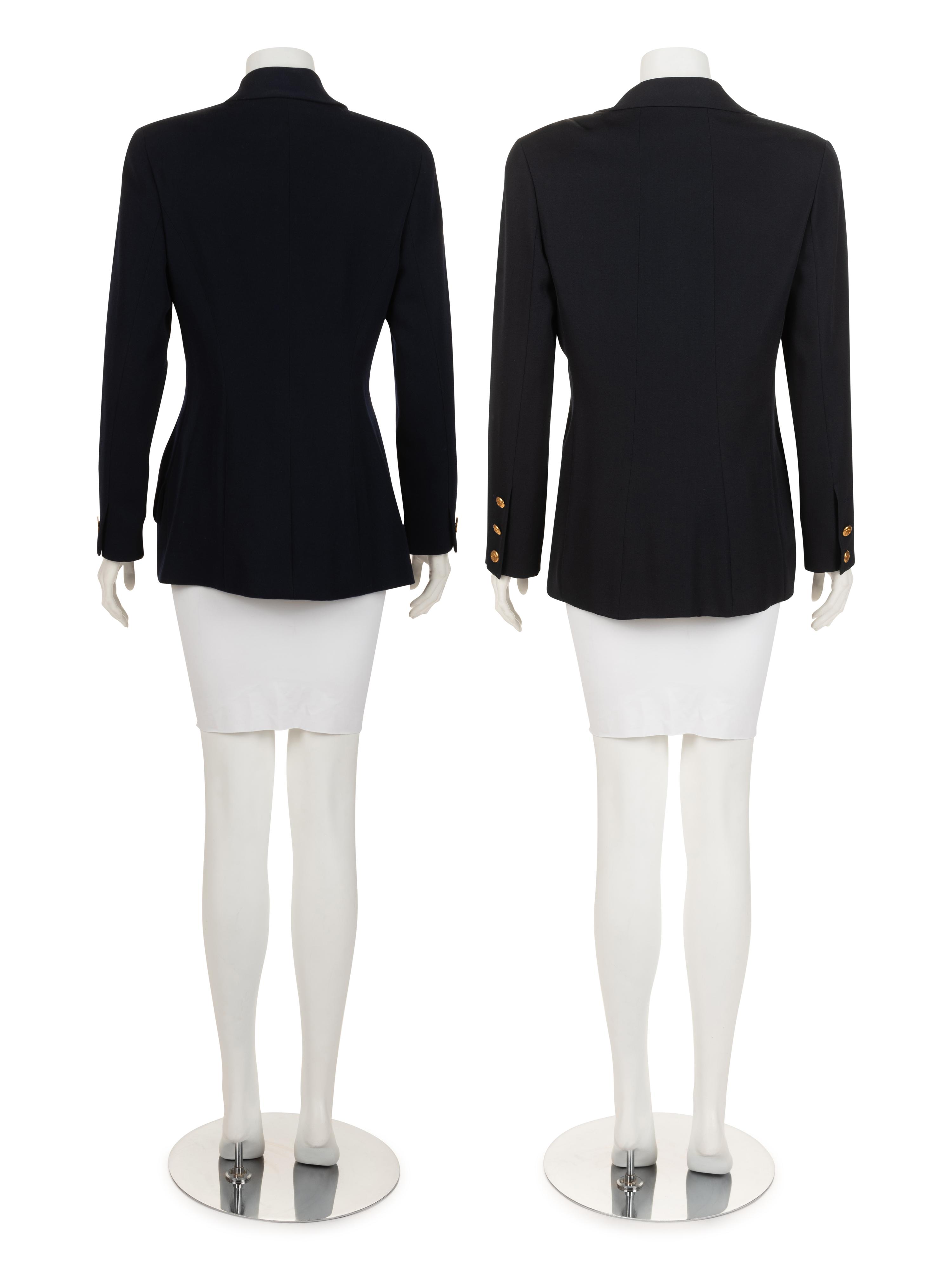 Two Chanel Double Breast Jackets, 1990s