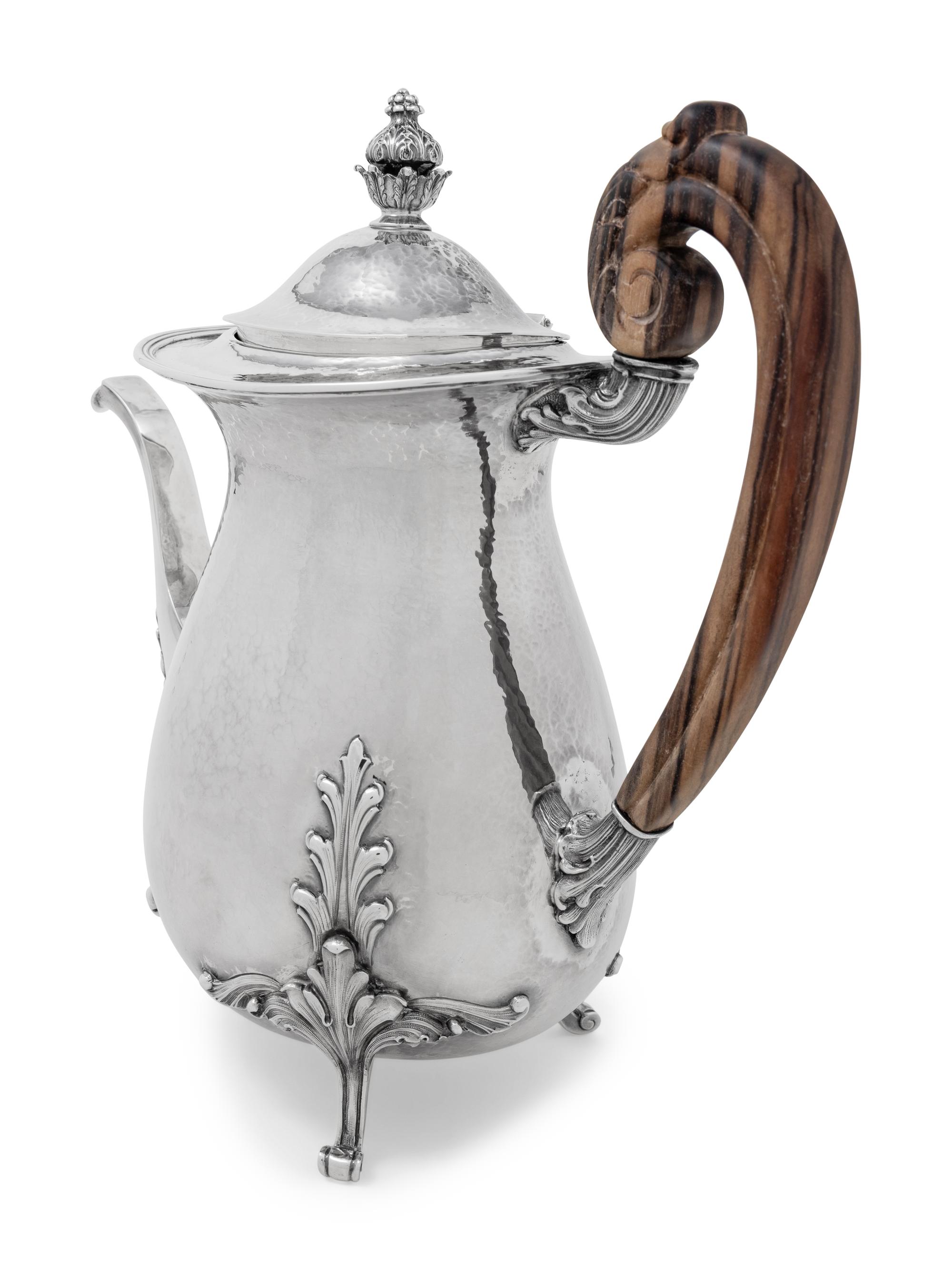 A Buccellati Silver Six-Piece Tea and Coffee Service