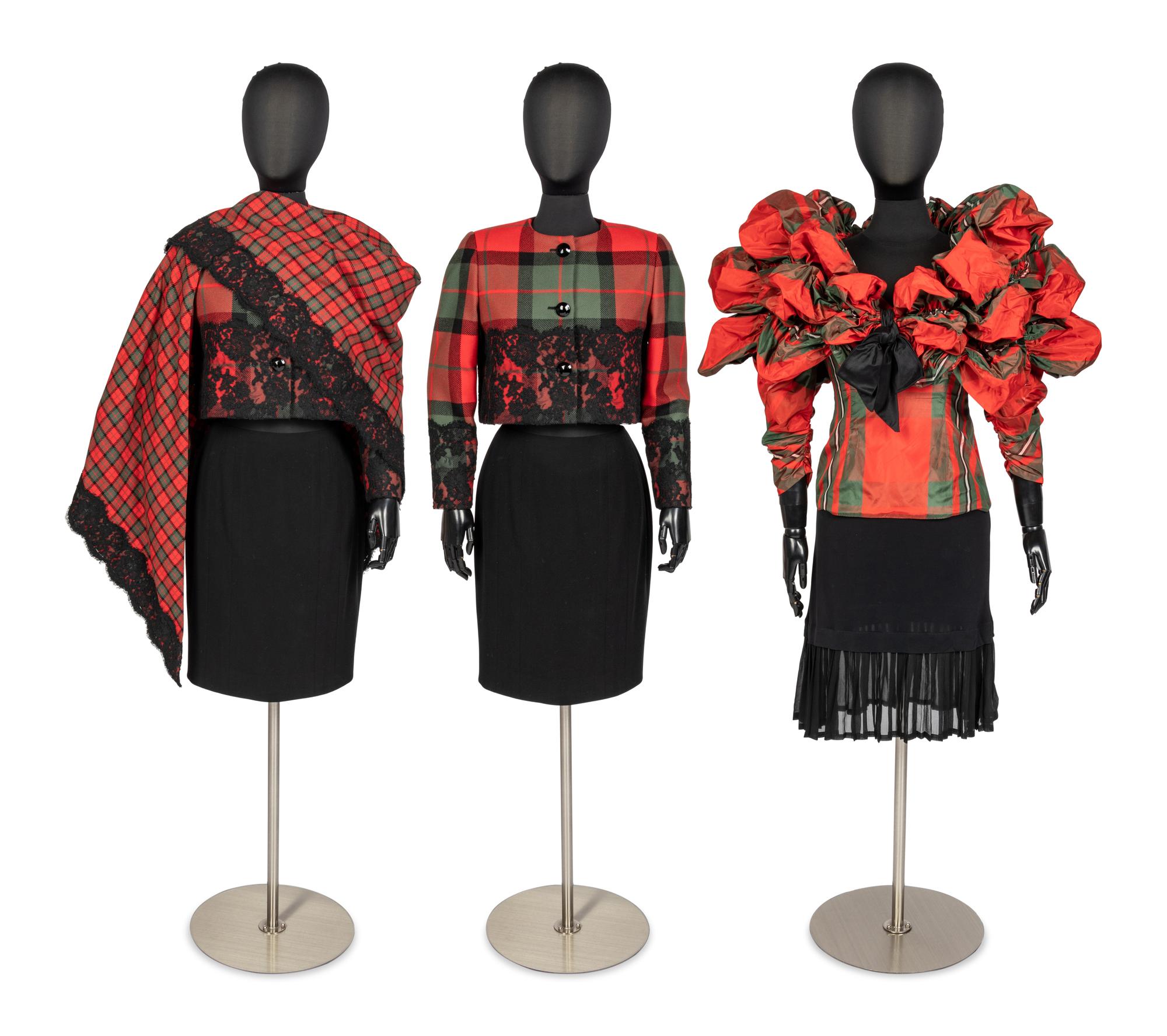 Three Bill Blass Items: One Jacket, One Top & One Scarf, 1980-90s