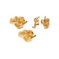 ASPREY, YELLOW GOLD LEAF MOTIF JEWELRY SUITE