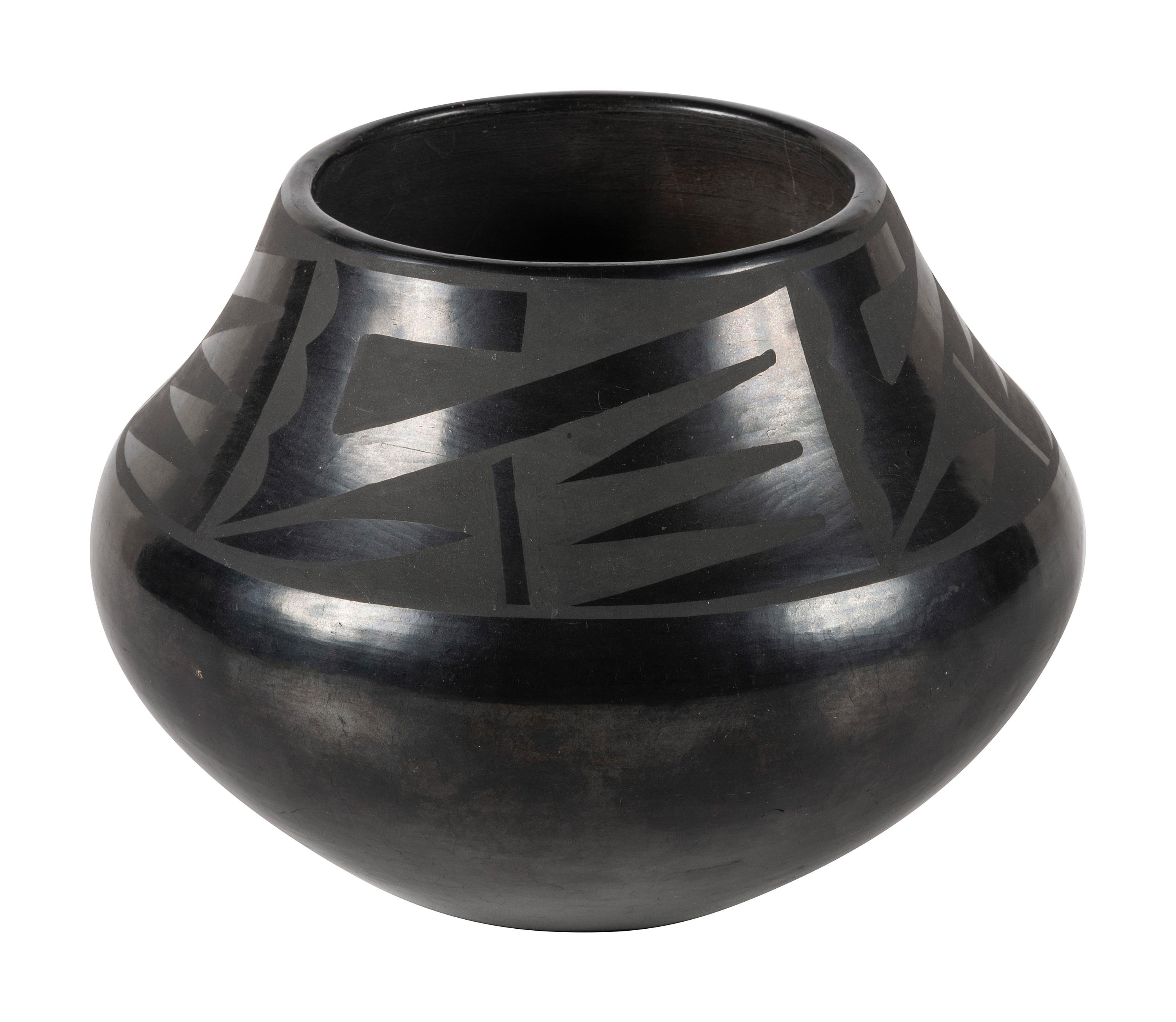 Blackware Pottery Jar