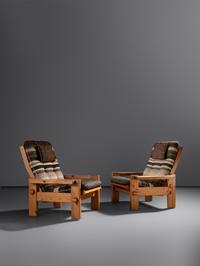 Pair of 'Dymling' Lounge Chairs, c. 1970 Swedese, Sweden
