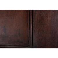 A Chippendale Style Walnut Paneled Step Back Cupboard
