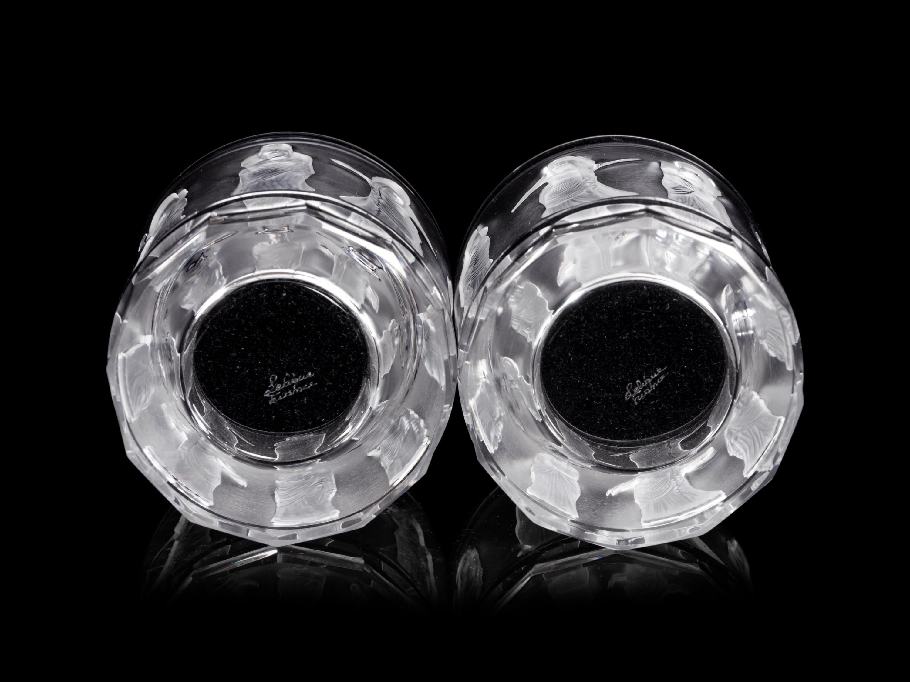 A Set of Fifteen Lalique Femmes Tumblers